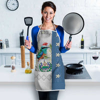 El Salvador Torogoz Christmas Apron With Wool Effect Patterns - Wonder Print Shop