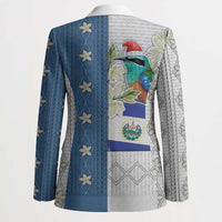El Salvador Torogoz Christmas Blazer With Wool Effect Patterns - Wonder Print Shop