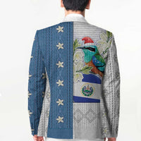 El Salvador Torogoz Christmas Blazer With Wool Effect Patterns - Wonder Print Shop