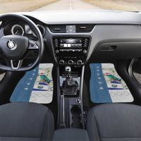 El Salvador Torogoz Christmas Car Mats With Wool Effect Patterns - Wonder Print Shop