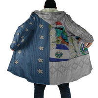 El Salvador Torogoz Christmas Cloak With Wool Effect Patterns - Wonder Print Shop
