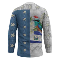 El Salvador Torogoz Christmas Hockey Jersey With Wool Effect Patterns - Wonder Print Shop