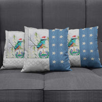 El Salvador Torogoz Christmas Pillow Cover With Wool Effect Patterns - Wonder Print Shop