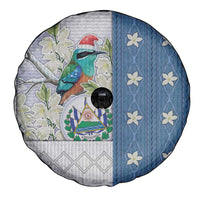 El Salvador Torogoz Christmas Spare Tire Cover With Wool Effect Patterns - Wonder Print Shop