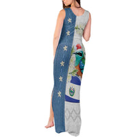 El Salvador Torogoz Christmas Tank Maxi Dress With Wool Effect Patterns - Wonder Print Shop