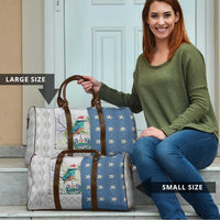 El Salvador Torogoz Christmas Travel Bag With Wool Effect Patterns - Wonder Print Shop