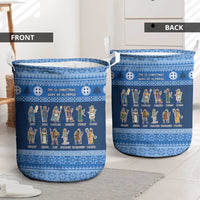 Greece Christmas Laundry Basket The Twelve Gods Of Olympus - Wonder Print Shop