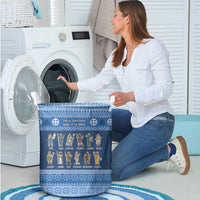Greece Christmas Laundry Basket The Twelve Gods Of Olympus - Wonder Print Shop
