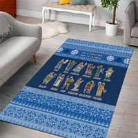 Greece Christmas Area Rug The Twelve Gods Of Olympus - Wonder Print Shop
