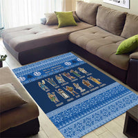 Greece Christmas Area Rug The Twelve Gods Of Olympus - Wonder Print Shop