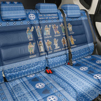 Greece Christmas Back Car Seat Cover The Twelve Gods Of Olympus - Wonder Print Shop