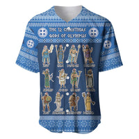 Greece Christmas Baseball Jersey The Twelve Gods Of Olympus - Wonder Print Shop