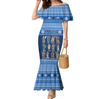 Greece Christmas Family Matching Mermaid Dress and Hawaiian Shirt The Twelve Gods Of Olympus - Wonder Print Shop