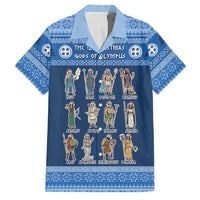 Greece Christmas Family Matching Summer Maxi Dress and Hawaiian Shirt The Twelve Gods Of Olympus - Wonder Print Shop