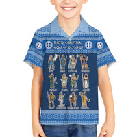 Greece Christmas Family Matching Tank Maxi Dress and Hawaiian Shirt The Twelve Gods Of Olympus - Wonder Print Shop