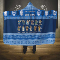 Greece Christmas Hooded Blanket The Twelve Gods Of Olympus - Wonder Print Shop