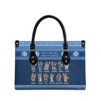 Greece Christmas Leather Bag The Twelve Gods Of Olympus - Wonder Print Shop