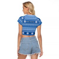 Greece Christmas Raglan Cropped T Shirt The Twelve Gods Of Olympus - Wonder Print Shop