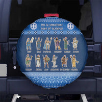 Greece Christmas Spare Tire Cover The Twelve Gods Of Olympus - Wonder Print Shop