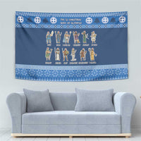 Greece Christmas Tapestry The Twelve Gods Of Olympus - Wonder Print Shop