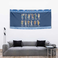 Greece Christmas Tapestry The Twelve Gods Of Olympus - Wonder Print Shop