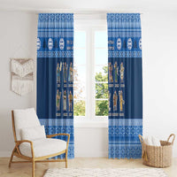 Greece Christmas Window Curtain The Twelve Gods Of Olympus - Wonder Print Shop