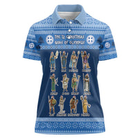 Greece Christmas Women Polo Shirt The Twelve Gods Of Olympus - Wonder Print Shop