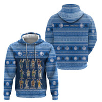 Greece Christmas Zip Hoodie The Twelve Gods Of Olympus - Wonder Print Shop