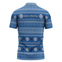 Greece Christmas Zipper Polo Shirt The Twelve Gods Of Olympus - Wonder Print Shop