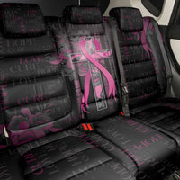 American Breast Cancer Back Car Seat Cover Hope And Cure Cross - Wonder Print Shop