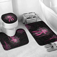 American Breast Cancer Bathroom Set Hope And Cure Cross - Wonder Print Shop