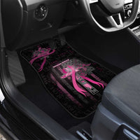 Personalized American Breast Cancer Car Mats Hope And Cure Cross - Wonder Print Shop