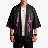 Personalized American Breast Cancer Kimono Hope And Cure Cross - Wonder Print Shop