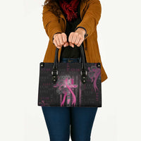 American Breast Cancer Leather Bag Hope And Cure Cross - Wonder Print Shop