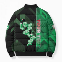 Personalized Italy Lombardy Bomber Puffer Jacket Isometric Style - Wonder Print Shop