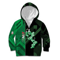 Personalized Italy Lombardy Kid Hoodie Isometric Style - Wonder Print Shop