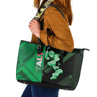 Italy Lombardy Leather Tote Bag Isometric Style - Wonder Print Shop