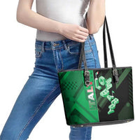 Italy Lombardy Leather Tote Bag Isometric Style - Wonder Print Shop