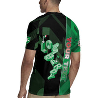 Personalized Italy Lombardy Rugby Jersey Isometric Style - Wonder Print Shop