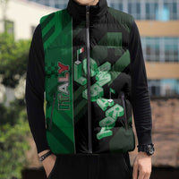 Personalized Italy Lombardy Sleeveless Puffer Jacket Isometric Style - Wonder Print Shop