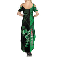 Personalized Italy Lombardy Summer Maxi Dress Isometric Style - Wonder Print Shop