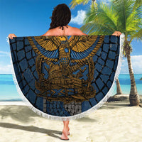 Italy Lazio Beach Blanket Roman Eagle Heritage - Wonder Print Shop
