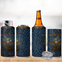 Personalized Italy Lazio 4 in 1 Can Cooler Tumbler Roman Eagle Heritage - Wonder Print Shop