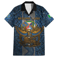 Personalized Italy Lazio Family Matching Mermaid Dress and Hawaiian Shirt Roman Eagle Heritage - Wonder Print Shop