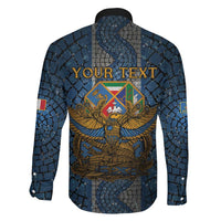Personalized Italy Lazio Family Matching Mermaid Dress and Hawaiian Shirt Roman Eagle Heritage - Wonder Print Shop
