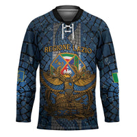 Personalized Italy Lazio Hockey Jersey Roman Eagle Heritage - Wonder Print Shop