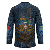 Personalized Italy Lazio Hockey Jersey Roman Eagle Heritage - Wonder Print Shop
