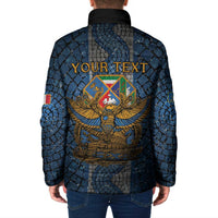 Personalized Italy Lazio Padded Jacket Roman Eagle Heritage - Wonder Print Shop