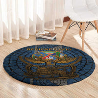 Italy Lazio Round Carpet Roman Eagle Heritage - Wonder Print Shop