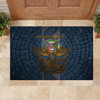 Italy Lazio Rubber Doormat Roman Eagle Heritage - Wonder Print Shop
